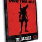 Know Your Ally Alien Extraterrestrial Falling Skies  20x16 inch FRAMED CANVAS WALL PRINT