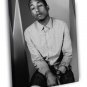 Pharrell Williams Amazing BW Portrait Shirt Handsome  20x16 inch FRAMED CANVAS WALL PRINT