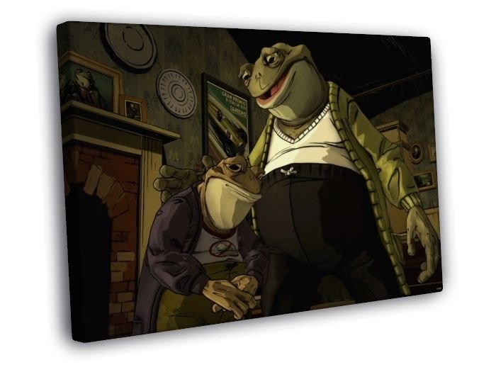 The Wolf Among Us Toad Video Game  20x16 inch FRAMED CANVAS WALL PRINT
