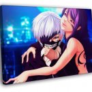 Tokyo Ghoul Ken Kaneki Kamishiro Rize Manga  20x16 inch FRAMED CANVAS WALL PRINT