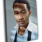 John Legend Portrait R&B Soul Singer Hip-Hop Music  20x16 inch FRAMED CANVAS WALL PRINT