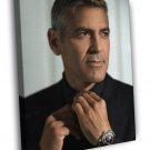 George Clooney Amazing Portrait Handsome Elegant  20x16 inch FRAMED CANVAS WALL PRINT