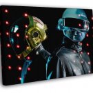 Daft Punk Electronic Music WALL  20x16 inch FRAMED CANVAS PRINT
