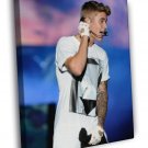 Justin Bieber Pop Singer Music  20x16 inch FRAMED CANVAS WALL PRINT