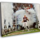 Justin James Watt Houston Texans Football  20x16 inch FRAMED CANVAS WALL PRINT