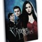 The Vampire Diaries Awesome Cast Characters TV Series 20x16 inch FRAMED CANVAS WALL PRINT