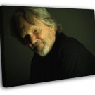 Kristoffer Kris Kristofferson Singer Actor Portrait  20x16 inch FRAMED CANVAS WALL PRINT