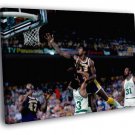 Magic Johnson Layup Los Angeles Lakers Classic WALL  20x16 inch FRAMED CANVAS PRINT