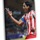 Radamel Falcao El Tigre Colombia AS Monaco WALL  20x16 inch FRAMED CANVAS PRINT