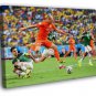 Arjen Robben Jump Goal The Netherlands World Cup WALL 20x16 inch FRAMED CANVAS PRINT