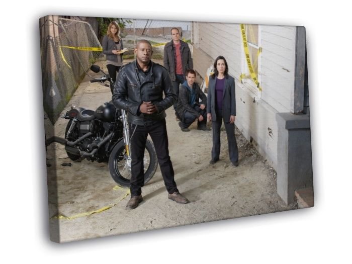 Criminal Minds Suspect Behavior Cast TV Series WALL  20x16 inch FRAMED CANVAS PRINT