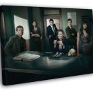 Bones Cast Characters TV Series WALL  20x16 inch FRAMED CANVAS PRINT
