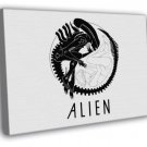 Alien 1979 Sci-Fi Movie Ellen Ripley Sigourney Weaver WALL  20x16 inch FRAMED CANVAS PRINT