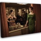 Joan Harris Peggy Olson Elisabeth Moss TV Series  20x16 inch FRAMED CANVAS WALL PRINT