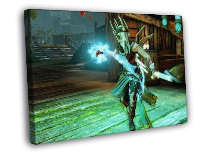 Nosgoth Awesome Video Game  20x16 inch FRAMED CANVAS WALL PRINT