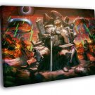Gamer Throne Cool Video Games Art  20x16 inch FRAMED CANVAS WALL PRINT
