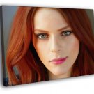 Amber Skye Noyes Portrait Actress  20x16 inch FRAMED CANVAS WALL PRINT