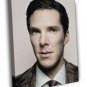 Benedict Cumberbatch Portrait Actor 20x16 inch FRAMED CANVAS WALL PRINT
