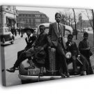 Boys Chicago 1941 Retro Suits Car Old BW  20x16 inch FRAMED CANVAS WALL PRINT