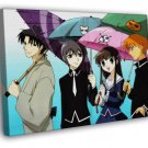 Fruits Basket Umbrella Anime Manga Art WALL  20x16 inch FRAMED CANVAS PRINT