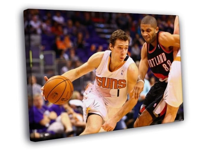 Goran Dragic Phoenix Suns Basketball Sport WALL  20x16 inch FRAMED CANVAS PRINT