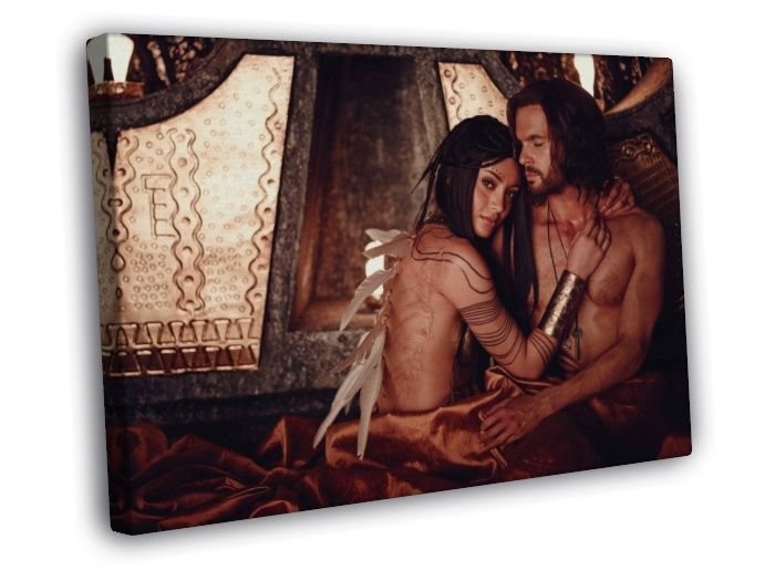 Da Vinci's Demons Tom Riley Laura Haddock Tv Series  20x16 inch FRAMED CANVAS WALL PRINT