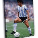 Diego Maradona Argentina Legend Soccer Football  20x16 inch FRAMED CANVAS WALL PRINT