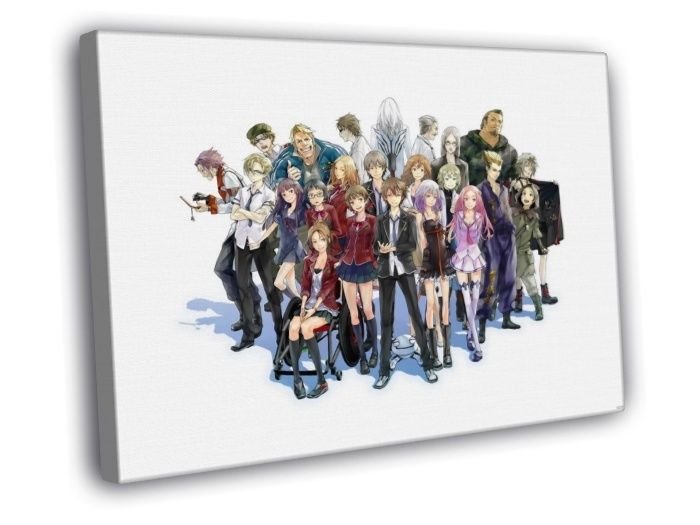 Guilty Crown Characters Anime Manga Art  20x16 inch FRAMED CANVAS WALL PRINT