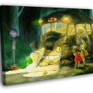 My Neighbor Totoro Catbus Cat Bus Anime Manga WALL  20x16 inch FRAMED CANVAS PRINT