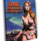 Raquel Welch One Million Years B.C. Vintage  20x16 inch FRAMED CANVAS WALL PRINT