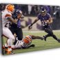 Ray Rice Baltimore Ravens Running Football WALL  20x16 inch FRAMED CANVAS PRINT
