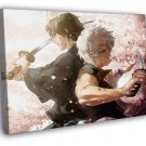 Gintama Katsura Kotaro Sakata Gintoki Anime WALL  20x16 inch FRAMED CANVAS PRINT