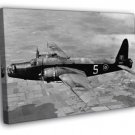 Vickers Wellington Bomber Airplane Aircraft War WW2 WALL  20x16 inch FRAMED CANVAS PRINT