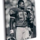 Lawrence Taylor New York Giants Football Sport  20x16 inch FRAMED CANVAS WALL PRINT