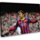Neymar Jr FC Barcelona Epic Awesome Soccer Football WALL  20x16 inch FRAMED CANVAS PRINT