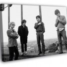 U2 Rock Band Music Vintage BW WALL  20x16 inch FRAMED CANVAS PRINT
