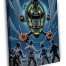The Intergalactic Nemesis Spaceship UFO Art  20x16 inch FRAMED CANVAS WALL PRINT