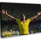 Radamel Falcao El Tigre AS Monaco WALL  20x16 inch FRAMED CANVAS PRINT