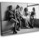 Spice Girls Pop Music Group Vintage BW WALL  20x16 inch FRAMED CANVAS PRINT