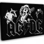 AC DC Awesome BW Art Music Hard Rock Band  20x16 inch FRAMED CANVAS WALL PRINT