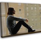Jared Leto Window Rock Singer Actor Music  20x16 inch FRAMED CANVAS WALL PRINT