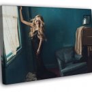 Avril Lavigne Beauty Pop Rock Singer Music  20x16 inch FRAMED CANVAS WALL PRINT