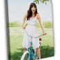 Zooey Deschanel Cheerful Hot Charming Beautiful Rare WALL 20x16 inch FRAMED CANVAS PRINT