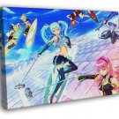 Vocaloid Girls Characters Anime Manga Art WALL  20x16 inch FRAMED CANVAS PRINT