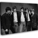 Mick Jagger Retro Young Retro Rock Band  20x16 inch FRAMED CANVAS WALL PRINT