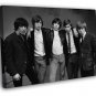 Mick Jagger Retro Young Retro Rock Band 20x16 inch FRAMED CANVAS WALL PRINT