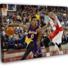 Nick Young Crossover Los Angeles Lakers Basketball WALL  20x16 inch FRAMED CANVAS PRINT