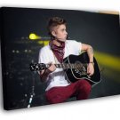 Justin Bieber Guitar Pop Music Singer  WALL  20x16 inch FRAMED CANVAS PRINT