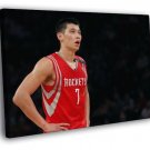 Jeremy Lin Houston Rockets Jersey Basketball  20x16 inch FRAMED CANVAS WALL PRINT