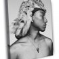 Pharrell Williams Hip Hop R&B Singer BW WALL  20x16 inch FRAMED CANVAS PRINT
